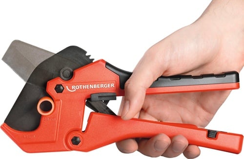 ROTHENBERGER Kunststoffschere ROCUT® 42 TWIN CUT 0-42mm PE/MSR/PEX/PB/PVC/PPR ROTHENBERGER