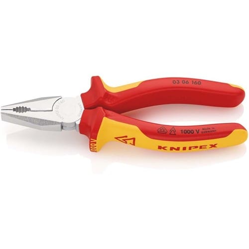 KNIPEX Kombizange L.160mm Mehrkomp.-Hüllen verchr.VDE KNIPEX