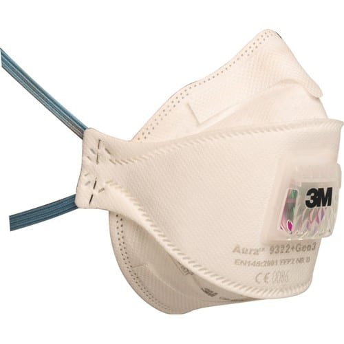 3M Atemschutzmaske Aura™ 9322+Gen3 FFP2/V NR D m.Ausatemventil,faltbar 3M