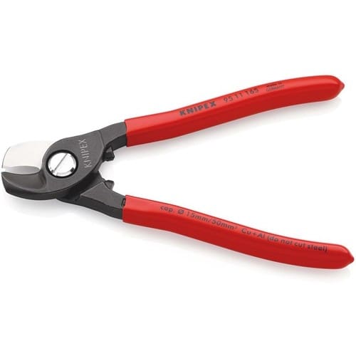 KNIPEX Kabelschere L.165mm Ku.-Überzug KNIPEX