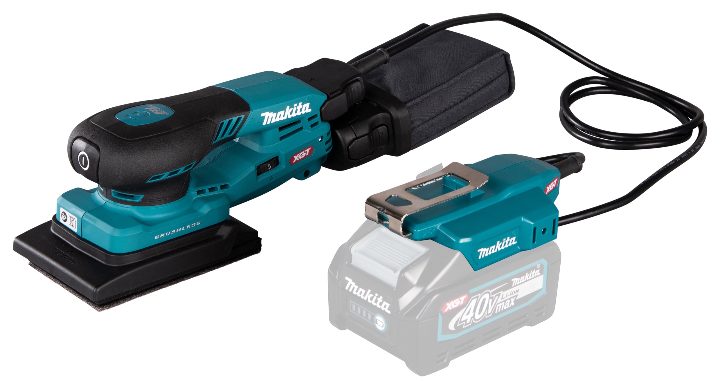 MAKITA Akku-Schwingschleifer 40V BO005CGZ ohne Akku und Ladegerät