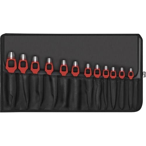 PAFFRATH Henkellocheisensatz DIN 7200-A 8-tlg.Rolltasche