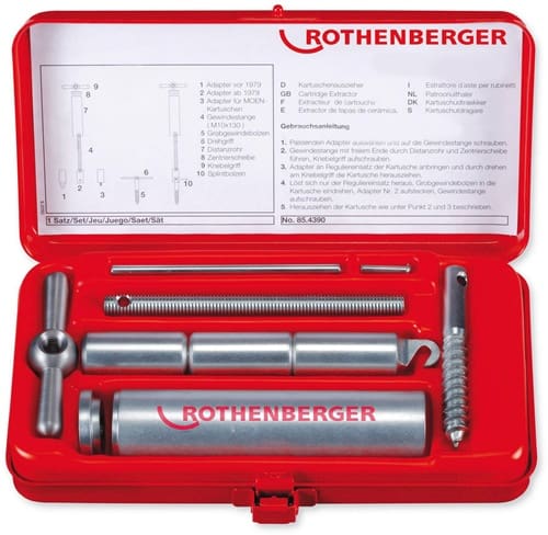 ROTHENBERGER Kartuschenauszieher-Set 9-tlg. ROTHENBERGER