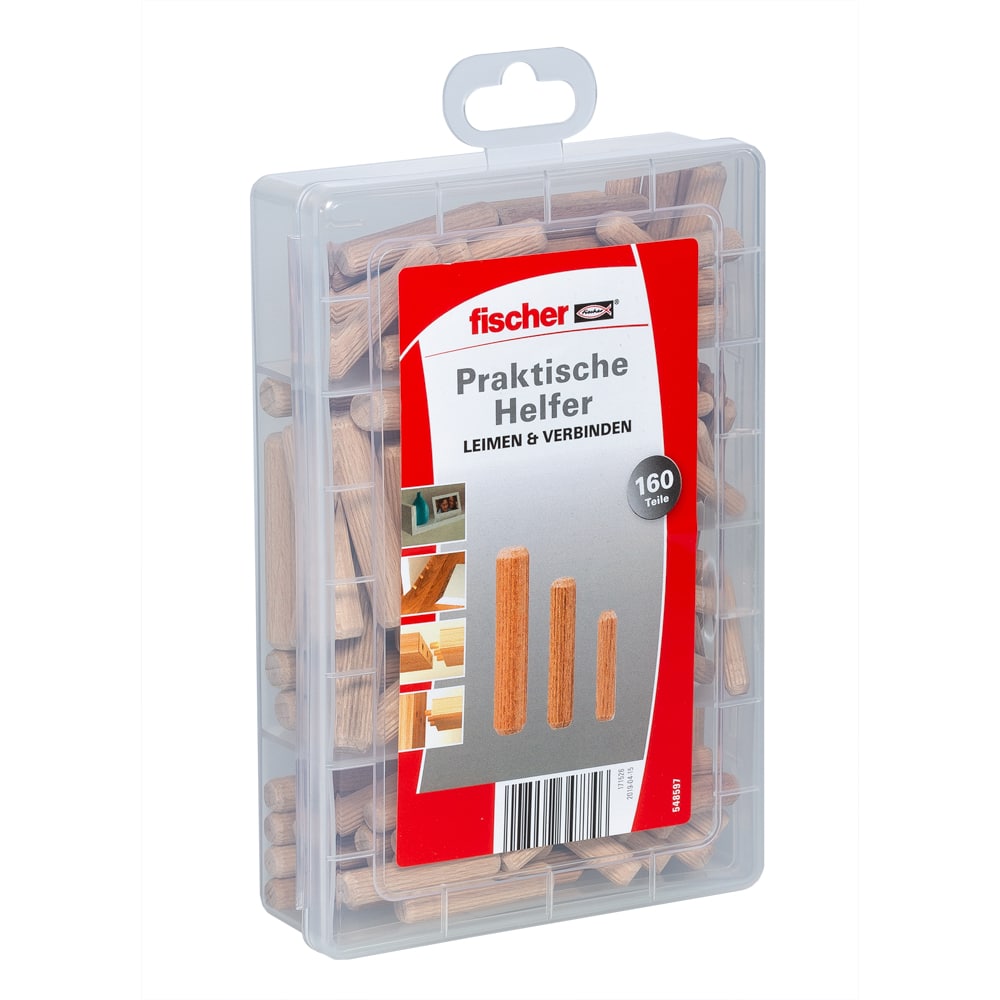 FISCHER EasyDIY Box Holzdübel (160)
