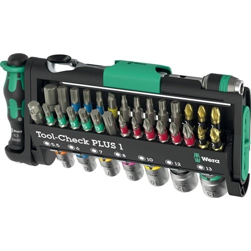 WERA Bit-/Steckschlüsselset Tool-Check PLUS 1 39-tlg.WERA