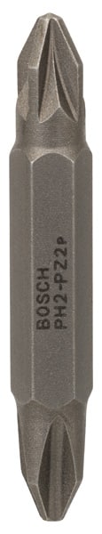 BOSCH Doppelklingenbit, PH2, PZ2, 45 mm