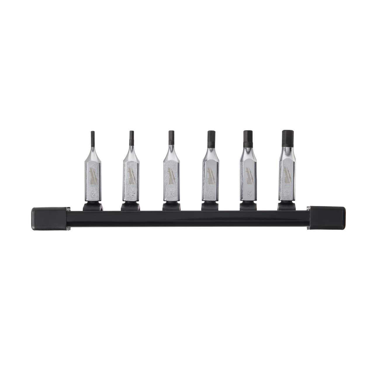 MILWAUKEE 6-teilig Innensechskant Bit-Steckschlüsseleinsatz metrisch 1/4" Set