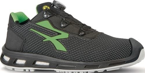 U.POWER Sicherheitsschuh RedLion MONSTER Gr.45 W.11 schwarz/grün S3S CI FO SR ESD
