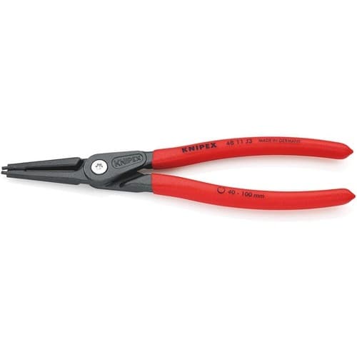 KNIPEX Präzisionssicherungsringzange J 3 f.Bohrungen D.40-100mm L.225mm KNIPEX