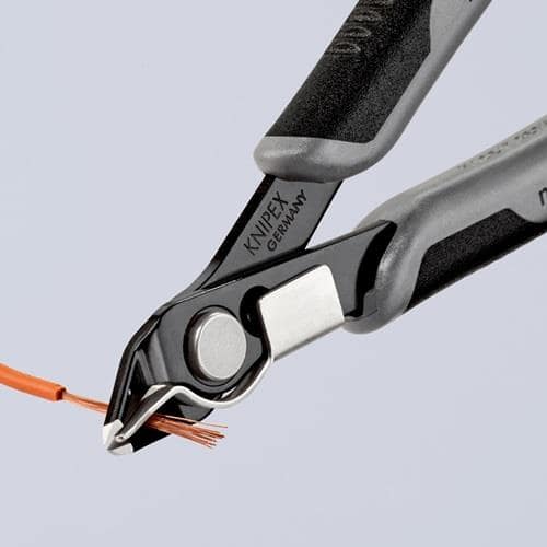 KNIPEX Elektronik-Seitenschneider Super-Knips® L.125mm Form7 Spezialwerkzeugstahl brün.