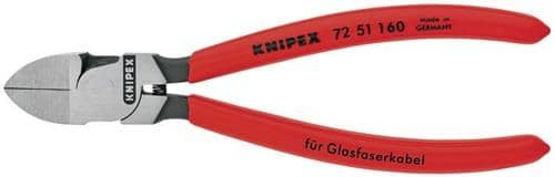 KNIPEX Seitenschneider f.Lichtwellenleiter L.160mm m.Ku.-Überzug KNIPEX