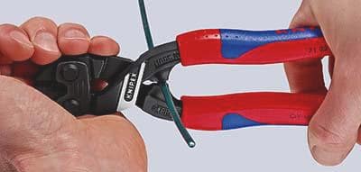 KNIPEX Kompaktbolzenschneider CoBolt L.200mm Mehrkomp.-Hülle ger.Form 0 o.Aussparung