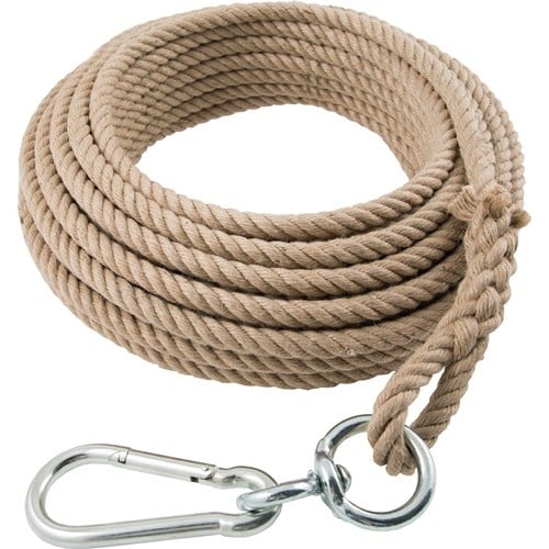 BRAUN Eimerseil 25m 4-litzig gedreht,m.Schlaufe 18mm BRAUN
