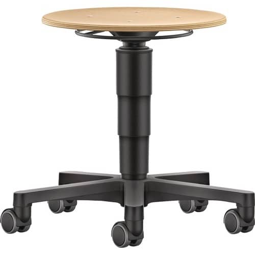 BIMOS Drehhocker Rl.Buche natur Sitz-H.450-650mm HO BIMOS