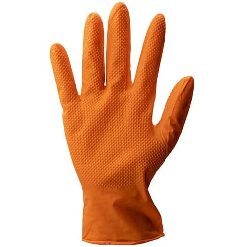 STRONGHAND Einw.-Handsch.Grip Orange Gr.11 orange Nitril 50 St./Box