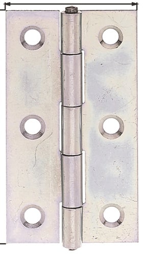 GAH Scharnier H.64mm B.34mm S.1,0mm STA sdmverz.schmal GAH