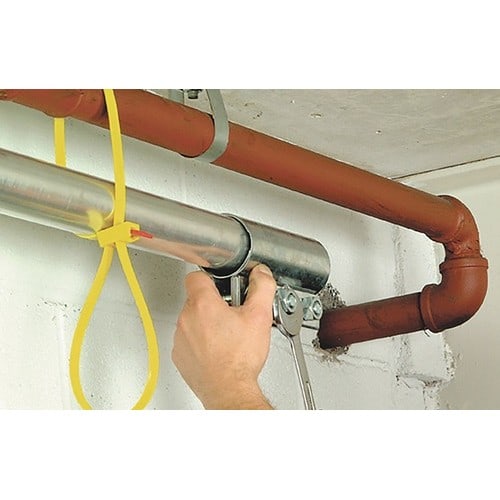 HELLERMANNTYTON Kabelbinder SpeedyTie L.750mm B.12mm PA gelb 5St./Btl.HELLERMANNTYTON