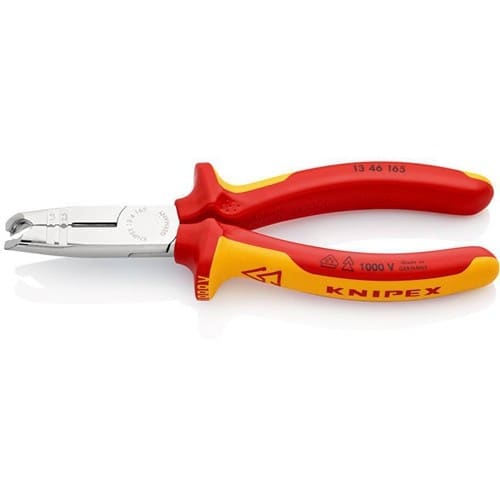 KNIPEX Abmantelungszange L.165mm verchr.Mehrkomp.-Hüllen KNIPEX