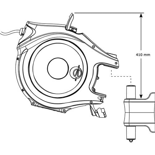 HOZELOCK Wandschlauchhalter Auto Reel 30 Flowmax B.65,5cm HOZELOCK