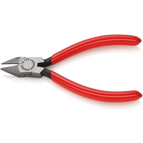 KNIPEX Seitenschneider L.125mm Form 8 Facette ja,kl.Kopf pol.Ku.-Überzug KNIPEX