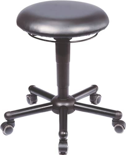 MEY Drehhocker A19 m.Rl.Kunstleder schwarz Sitz-H.465-595mm Hocker MEY