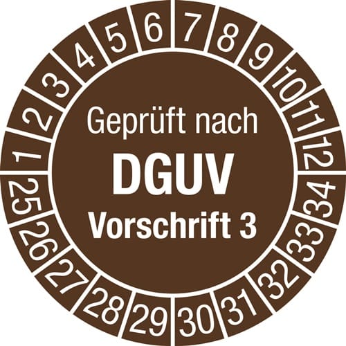 Mehrjahresprüfplakette D.30mm J.2025-2034 Folie Btl.a 100 St.