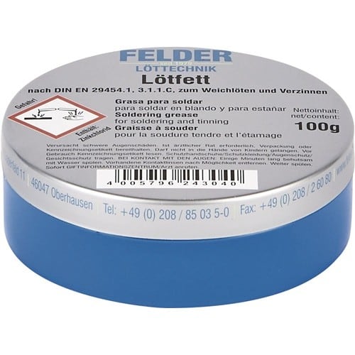 FELDER Lötfett 100g z.Weichlöten FELDER