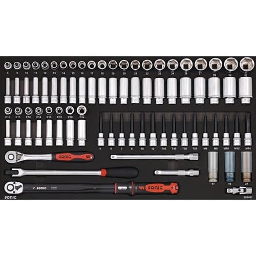 SONIC Wkz.wagen Sonic NEXT S12 B1004xT518xH1029mm 900kg 8 Schubl.485-tlg.Stahlbl.SONIC