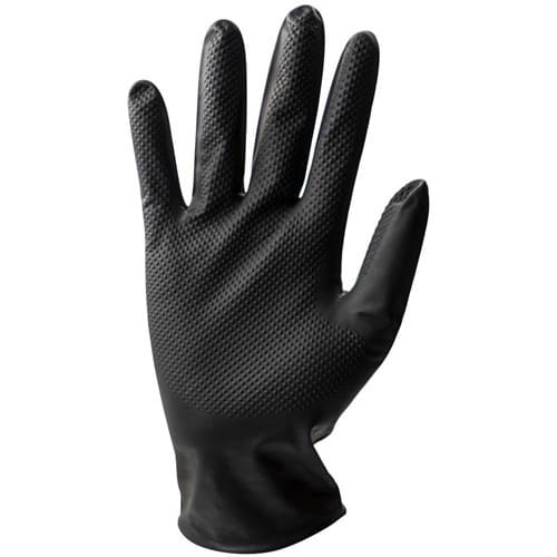 STRONGHAND Einw.-Handsch.Grip Schwarz Gr.10 schwarz Nitril 50 St./Box