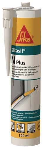 SIKA Silicondichtstoff SIKASIL N plus grau 300 ml Kartusche SIKA