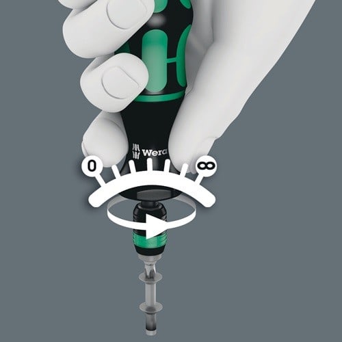 WERA Drehmomentschraubendreher 7461 1,2-3 Nm 1,2 Nm WERA