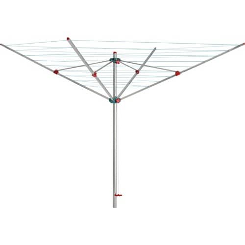 BLOME Wäschespinne Alustar H.188cm Kantenlänge 188cm Rohr-D.40mm Alu.BLOME