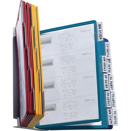 DURABLE Wandhalter 20 Sichttafeln m.Profilrahmenf.DURABLE