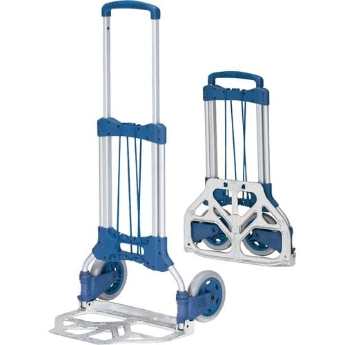 FETRA Transportkarre klappb.Stahlrohr/Alu.H.1090mm Schaufel-L.320mm Schaufel-B.480mm