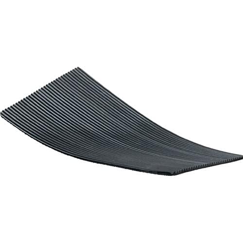 Gummifeinriefenmatte-Zuschnitte B.1m L.0,5m D.3mm schwarz Rl.
