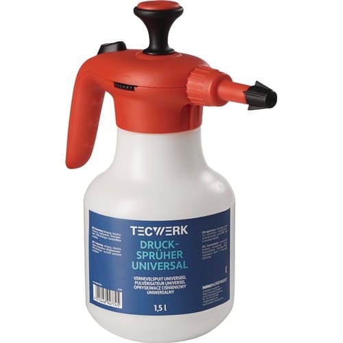 TECWERK Universaldrucksprüher 1,5l FPM-Dichtung,Kunststoff-Düse TECWERK