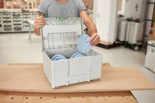 FESTOOL Schleifmittel-Systainer³ Granat D150 GR SYS 578192