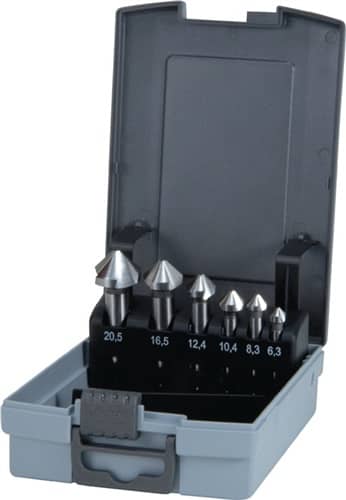 Kegelsenker-Satz 6,3-20,5 mm 6-teilig Kunststoffkassette RUKO