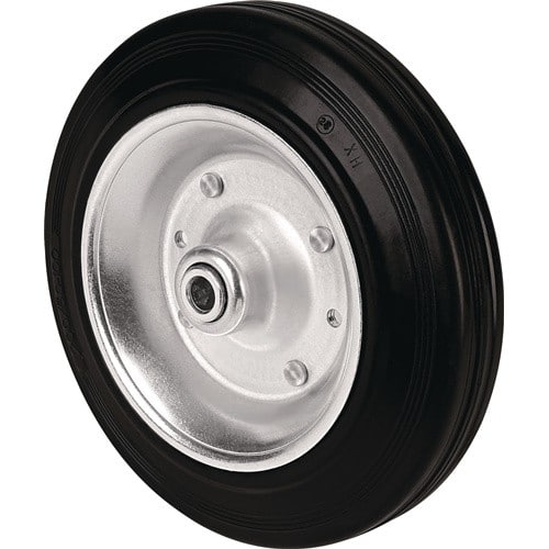 TECWERK Ersatzrad D.80mm Trgf.70kg VG schwarz Achs-D.12mm Nabenl.40mm TECWERK
