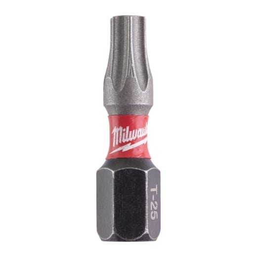 MILWAUKEE TX25 / 25 mm Schrauberbit SHOCKWAVE (25er Pack)