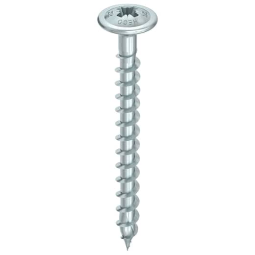 HECO TOPIX-plus 3,5 x 25, Rückwandschraube, Pozi-Drive, Variables Vollgewinde, verzinkt blau, A3K
