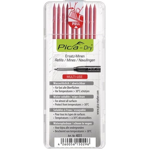 PICA Minenset Pica-Dry 10x rot feucht abwischbar 10 Minen/Set