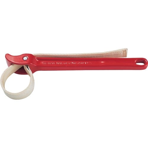 RIDGID Gurtrohrzange L.300mm Rohr-D.max.135mm f.Gurt-L.760mm Band-B.30mm RIDGID