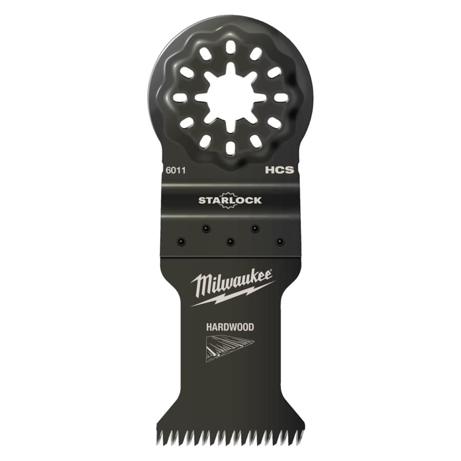 MILWAUKEE 35 x 42 mm mit Japanverzahnung Multitool Starlock Tauchsägeblatt für Schnitte in Holz