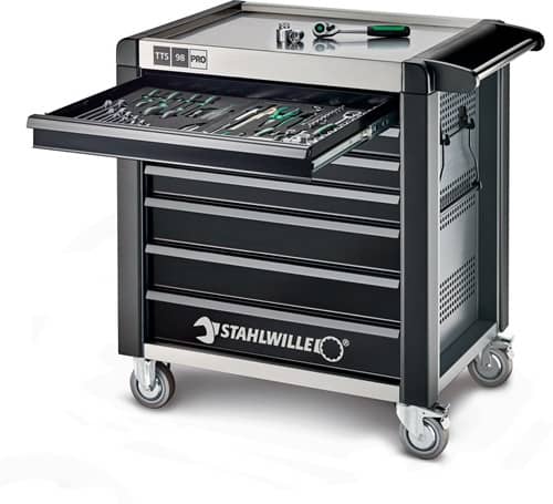 STAHLWILLE Werkstattwagen 98/7 PRO B651xT1001xH1020mm 1400kg 7 Schubl.