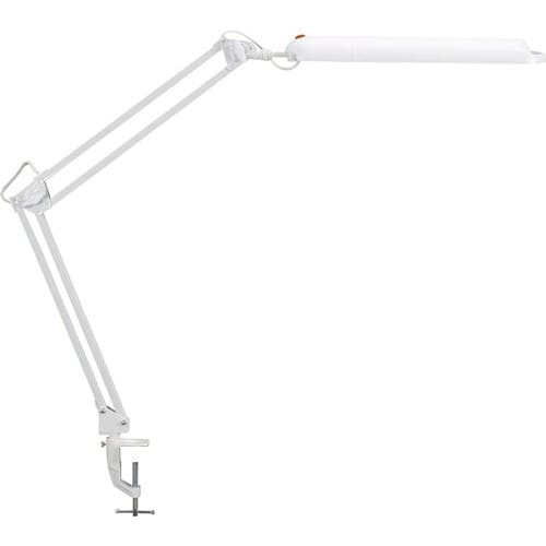 Schreibtischleuchte Metall/Ku.weiß H.max.380mm m.Tischklemme m.LED
