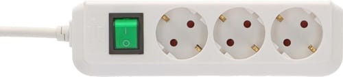 BRENNENSTUHL Steckdosenleiste Eco Line 16 A 250 V Steckd.3 m.Schalter 1,5m H05VV-F 3x1,5 mm²
