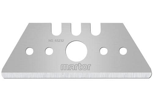 MARTOR Trapezklinge 65232 L50,1xB19xS0,63mm m.Lochung 10 St./Spender MARTOR