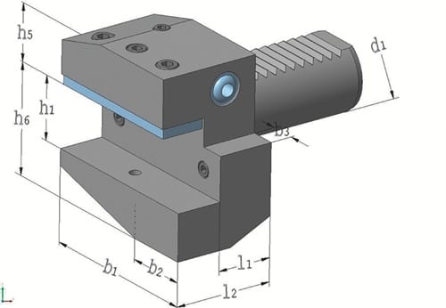 TECWERK Radialwerkzeughalter B1 DIN 69880 VDI40 re.TECWERK