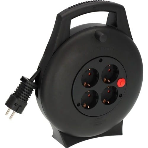 BRENNENSTUHL Kabelbox Vario Line VL2-X 4fach Kabel-L.10m schwarz Ku. IP20 BRENNENSTUHL